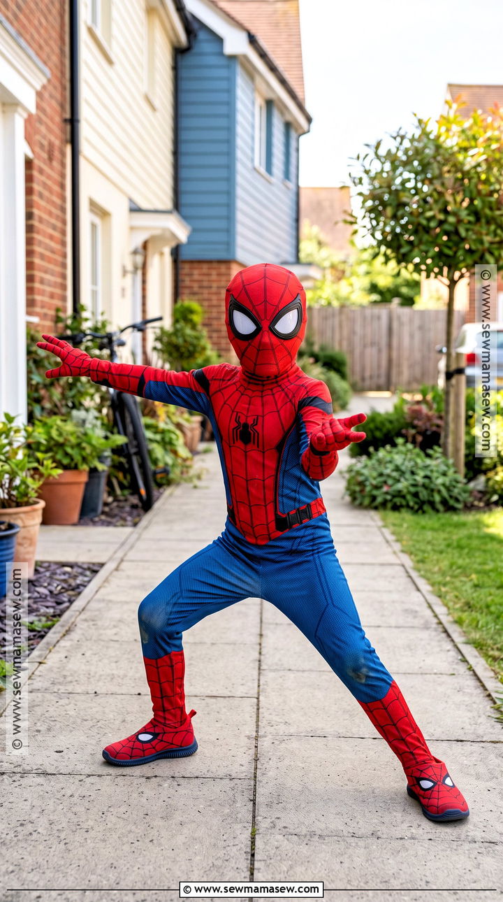 Spider Man Costume With Red Mask - 30 boys costume ideas
