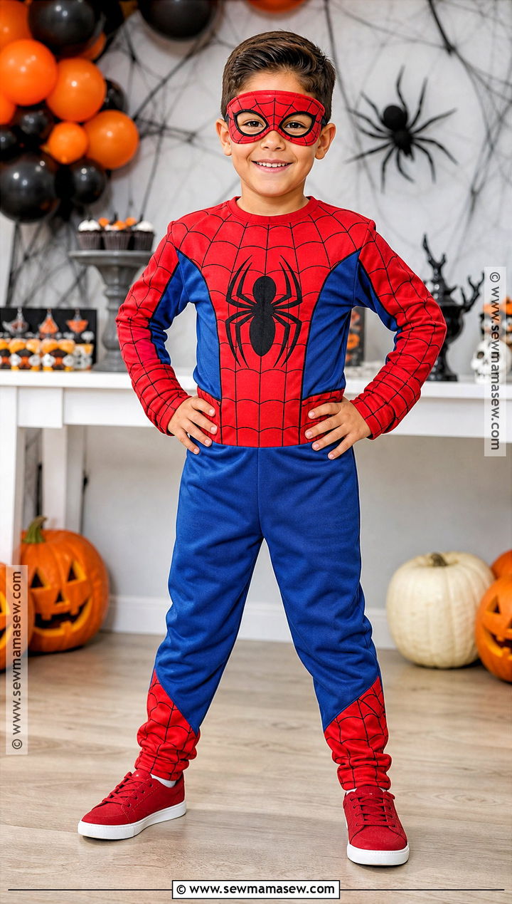 Spider Man Costume With Red Sneakers - 30 halloween costumes kids for boys