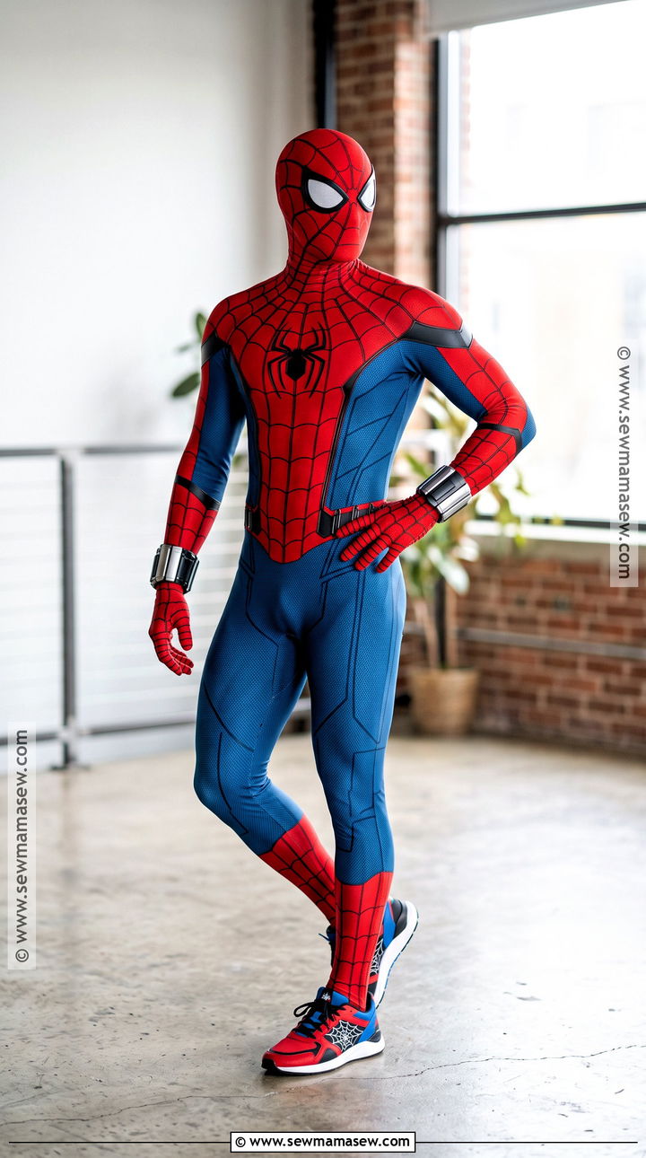 Spider Man Costume With Web Details - 40 superhero costume ideas