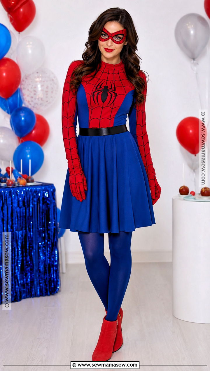 Spider Man Dress Costume With Leggings - 35 spider man costume ideas for women