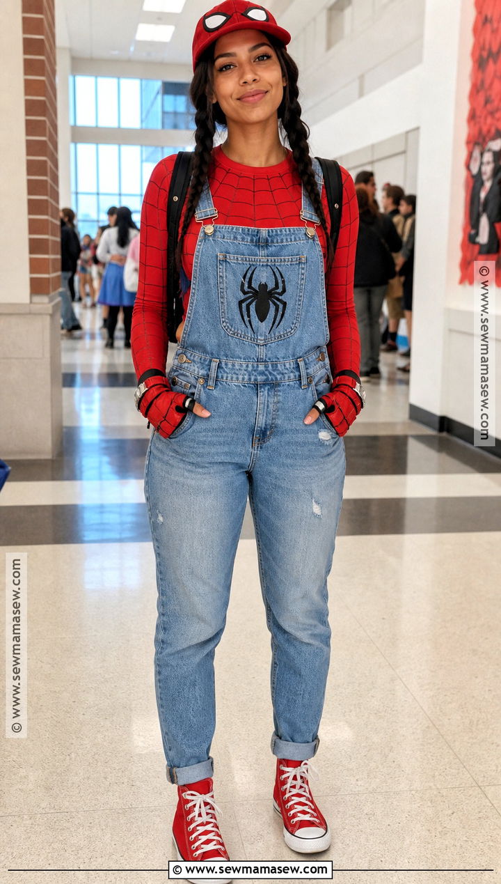Spider Man Overalls Costume - 35 spider man costume ideas for women