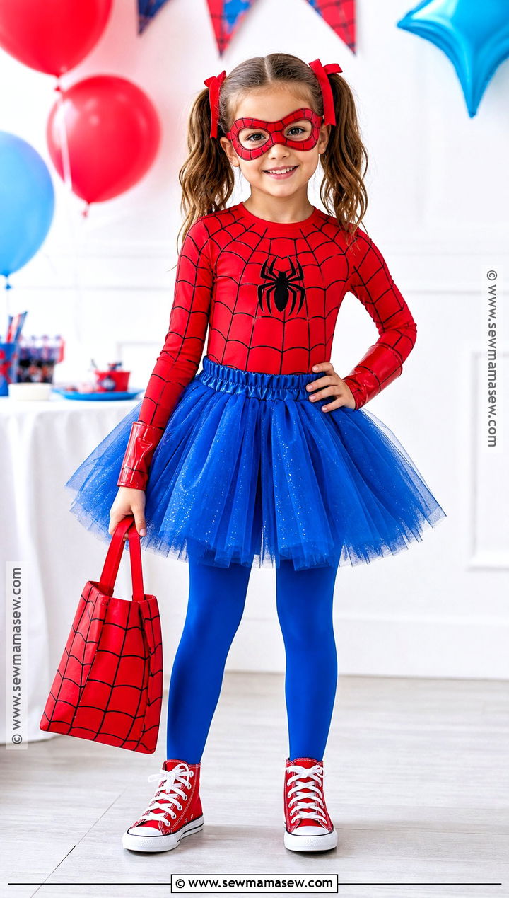 Spider Man Tutu Dress Costume - 30 girl spiderman costume ideas
