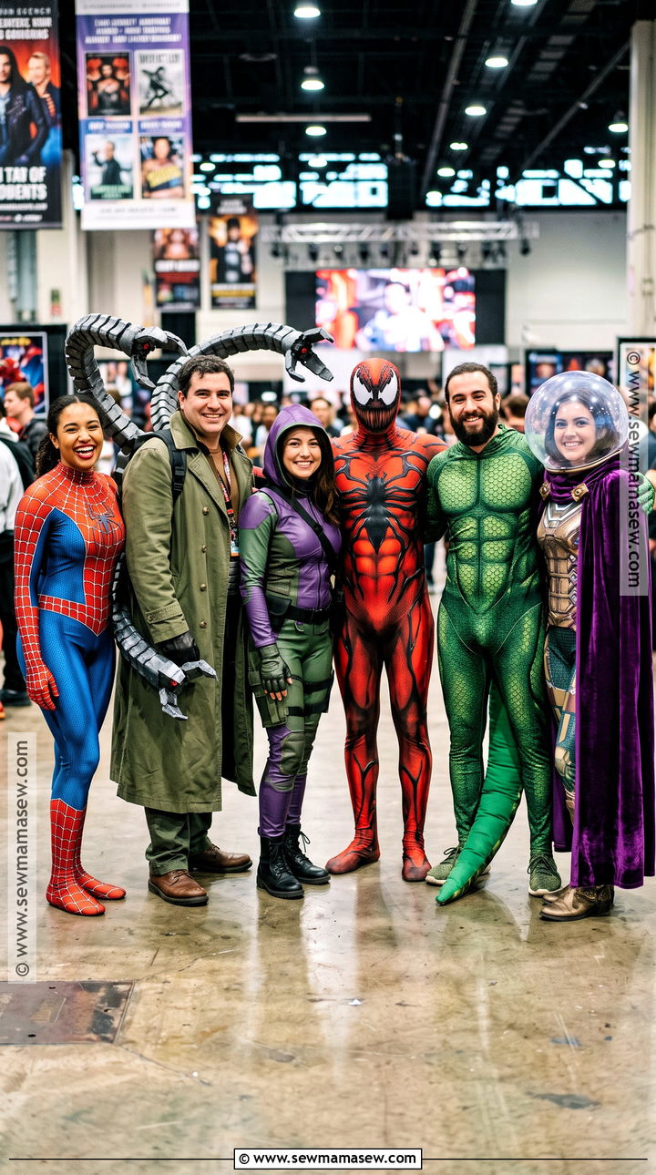 Spider Man Villains Group Costume - 35 spiderman halloween costume ideas