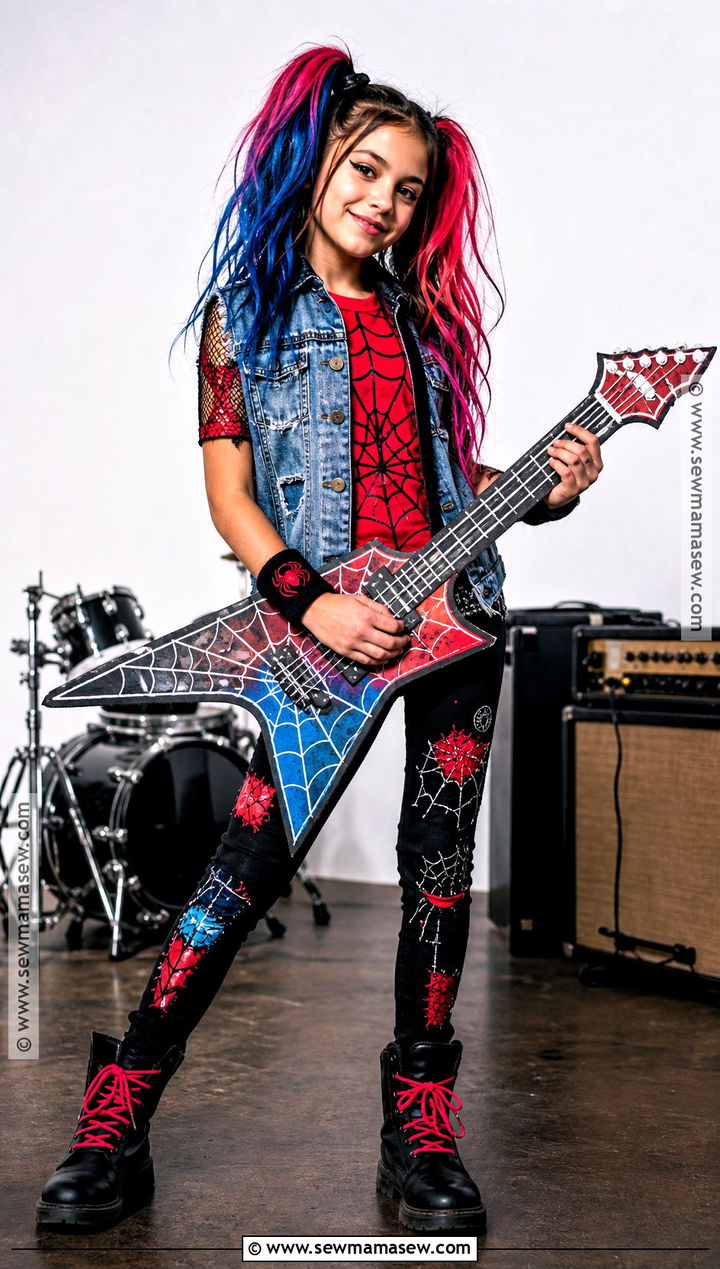 Spider Punk Girl Costume - 30 girl spiderman costume ideas