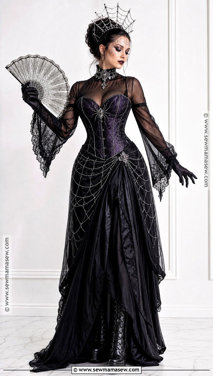 Spider Queen Corset Costume - 35 corset costumes