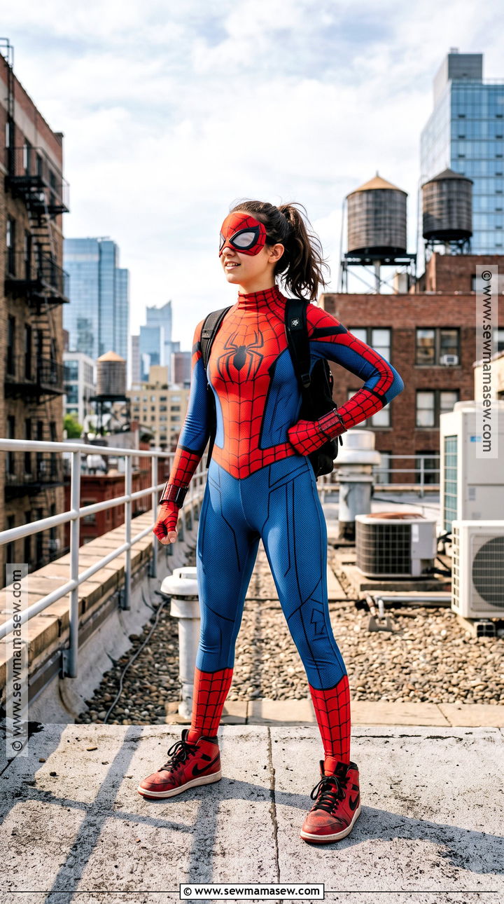 Spider Superhero Costume - 30 Good Halloween Costumes for Teenagers