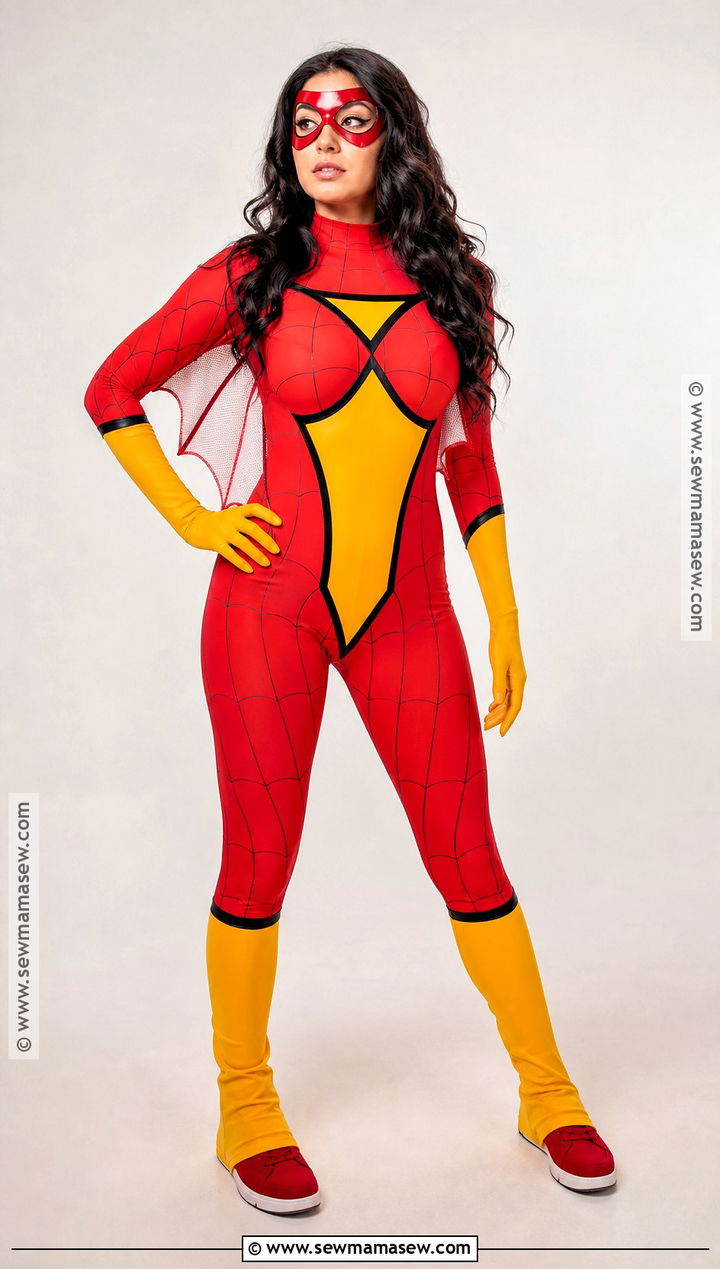 Spider Woman Red Costume - 35 Superhero Costumes for Females