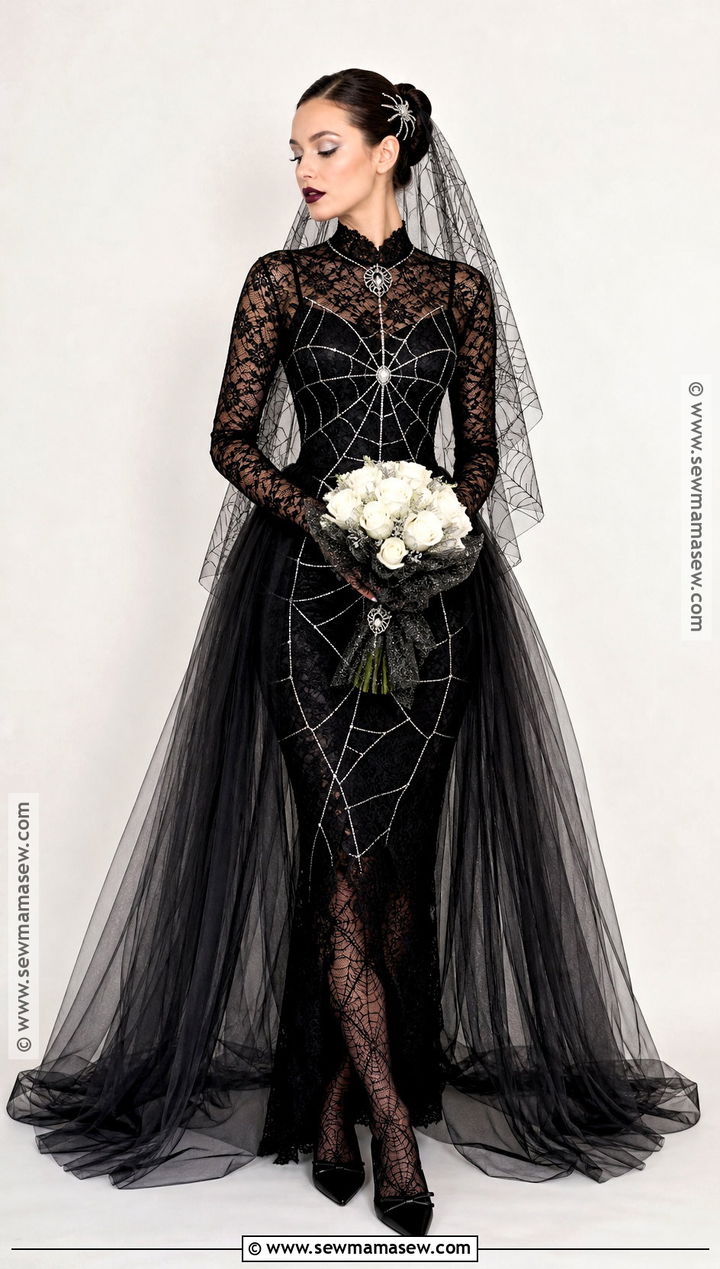 Spiderweb Bride Costume - 35 bride halloween costume ideas