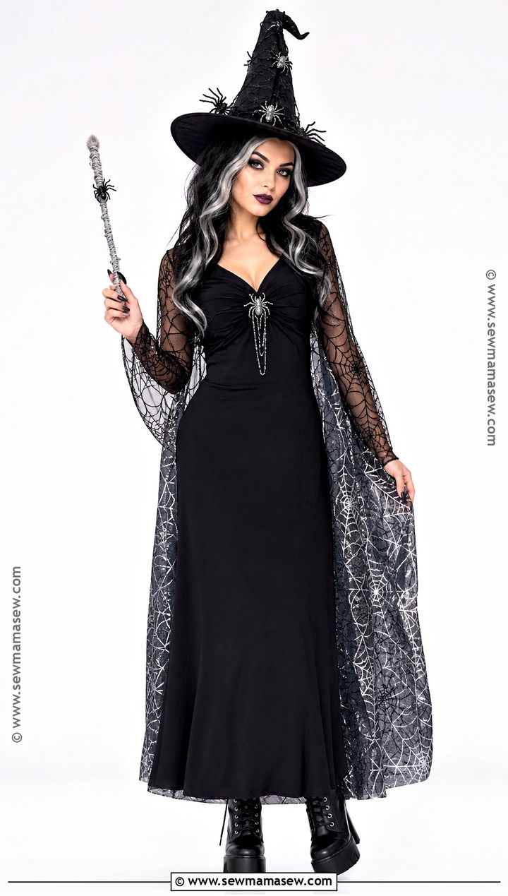 Spiderweb Witch Costume - 40 witch costumes for women
