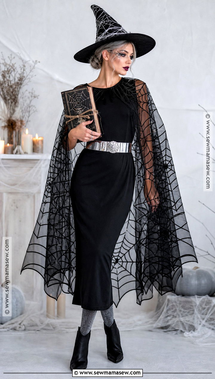 Spiderweb Witch Costume - 50 witch costume ideas