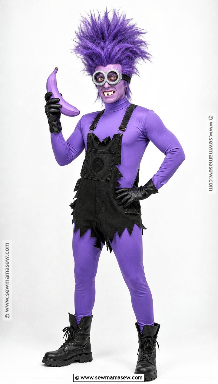 Spiky Hair Purple Minion Costume - 40 purple minion costume ideas