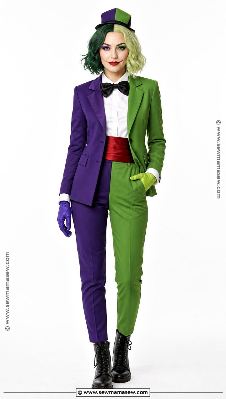 Split Color Lady Joker Costume - 35 lady joker costume ideas