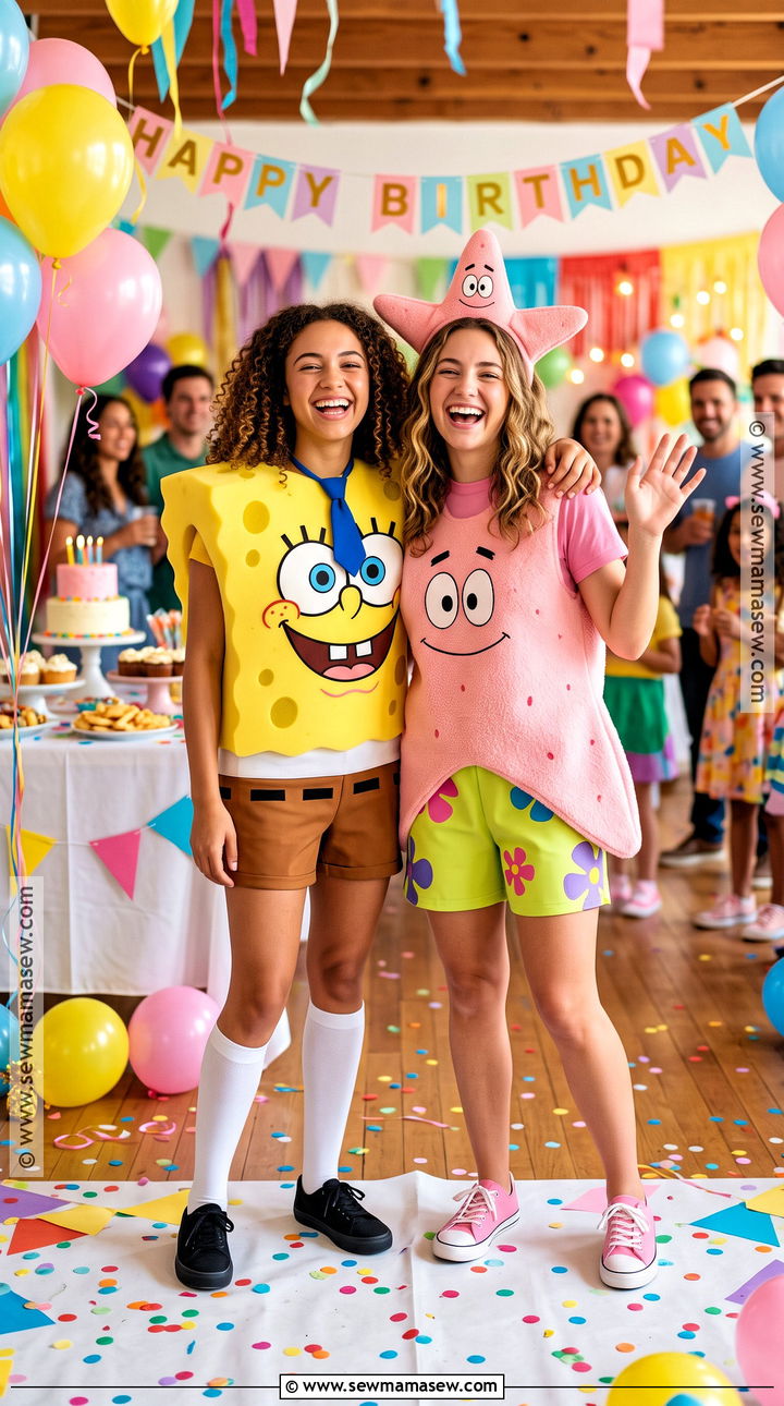 Sponge And Starfish Best Friend Costume - 30 best friend costume ideas