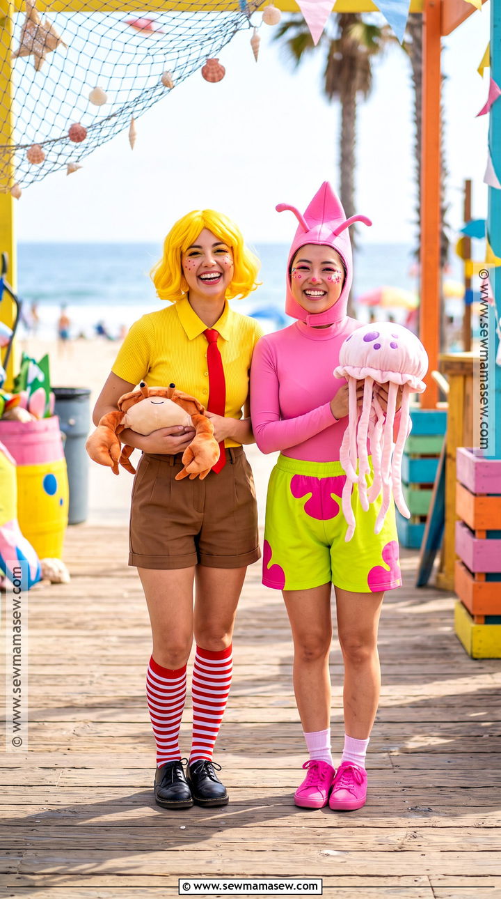 SpongeBob And Patrick Best Friend Cosplay - 35 Spongebob Cosplay Ideas