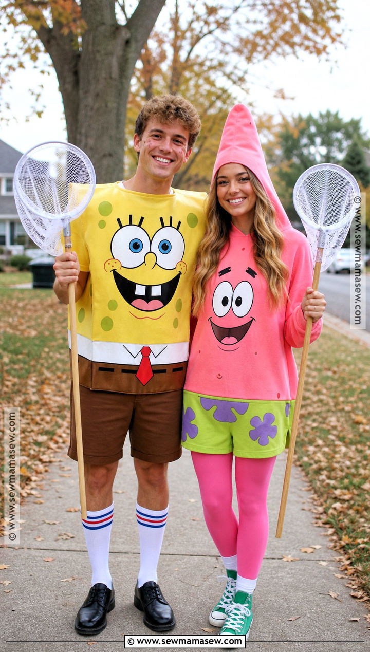 SpongeBob And Patrick Couple Costume - 45 spongebob costume ideas
