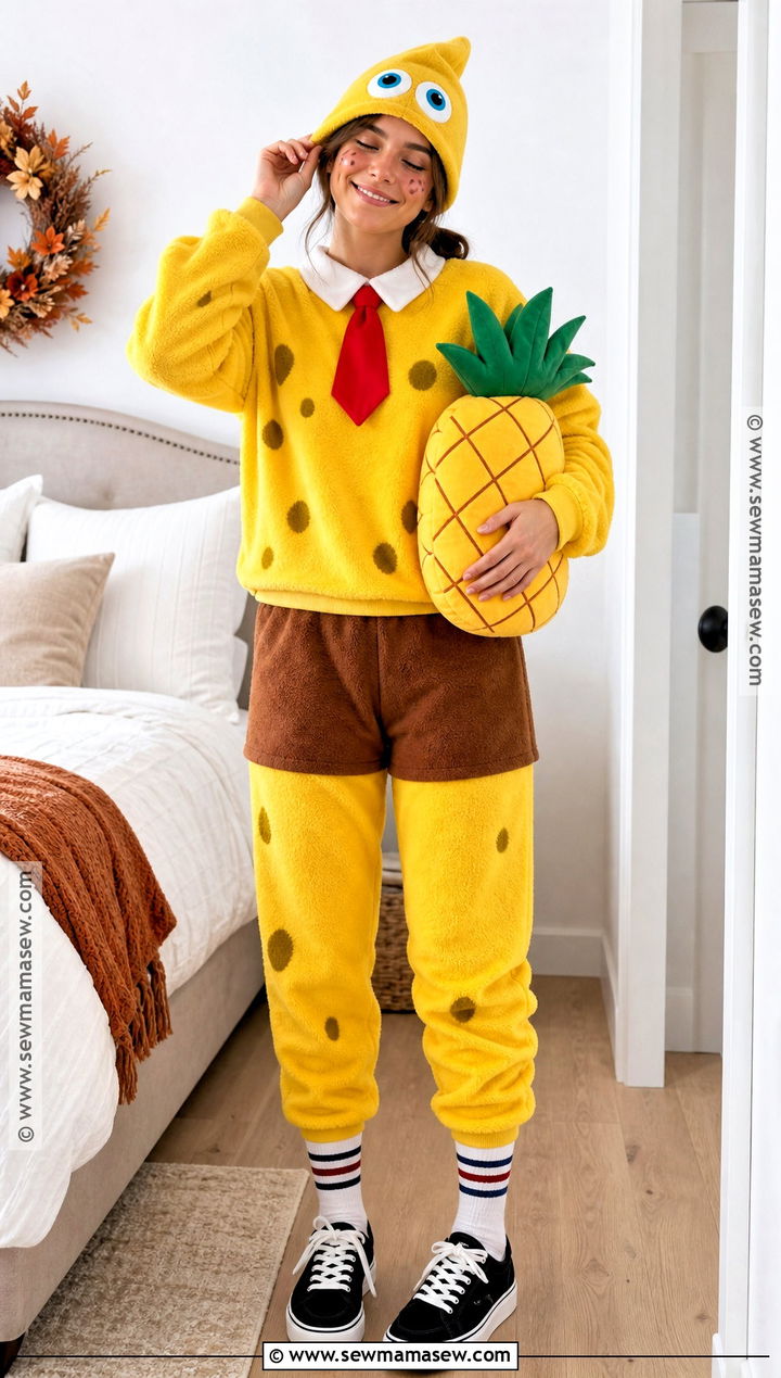 SpongeBob Pajama Costume - 45 spongebob costume ideas