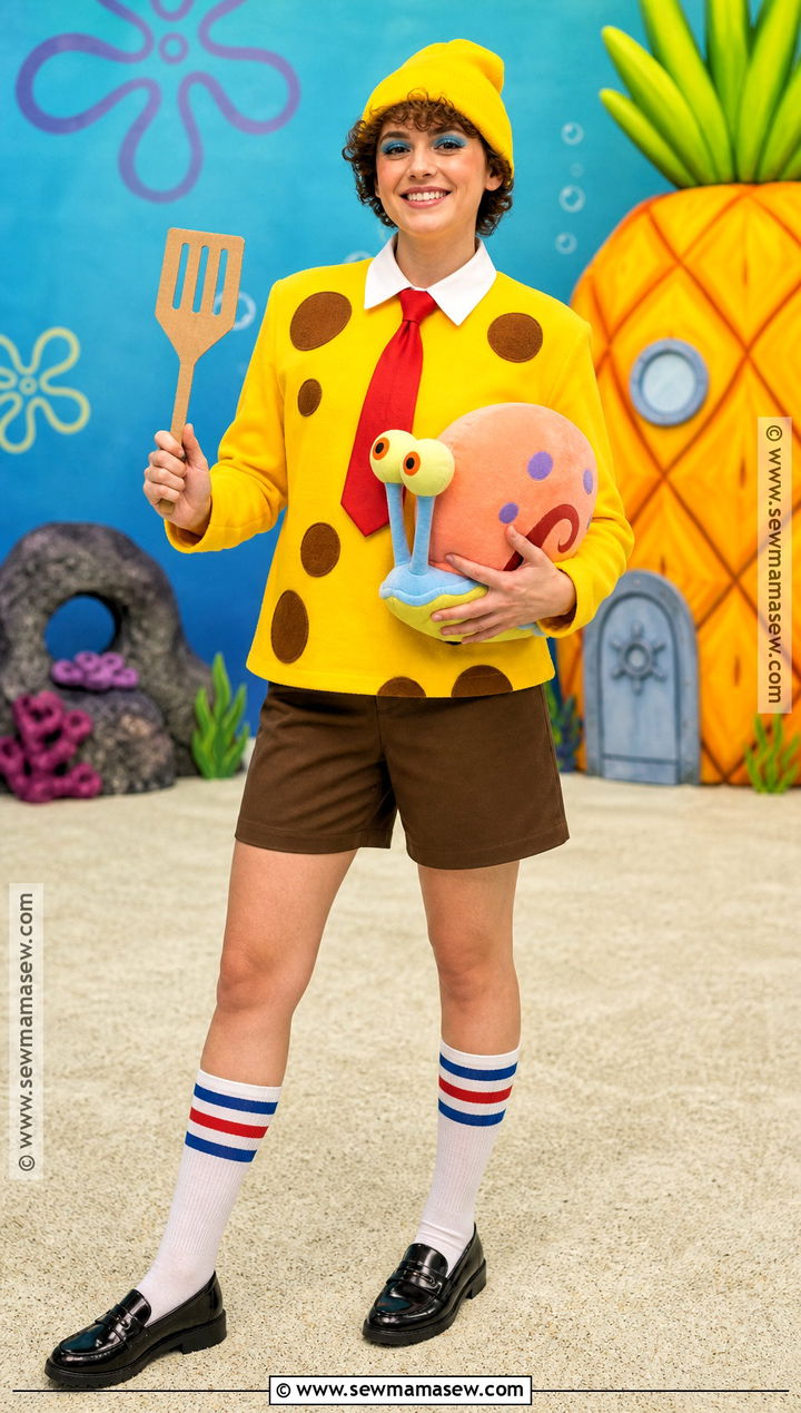 SpongeBob SquarePants Costume - 30 childhood characters costume ideas