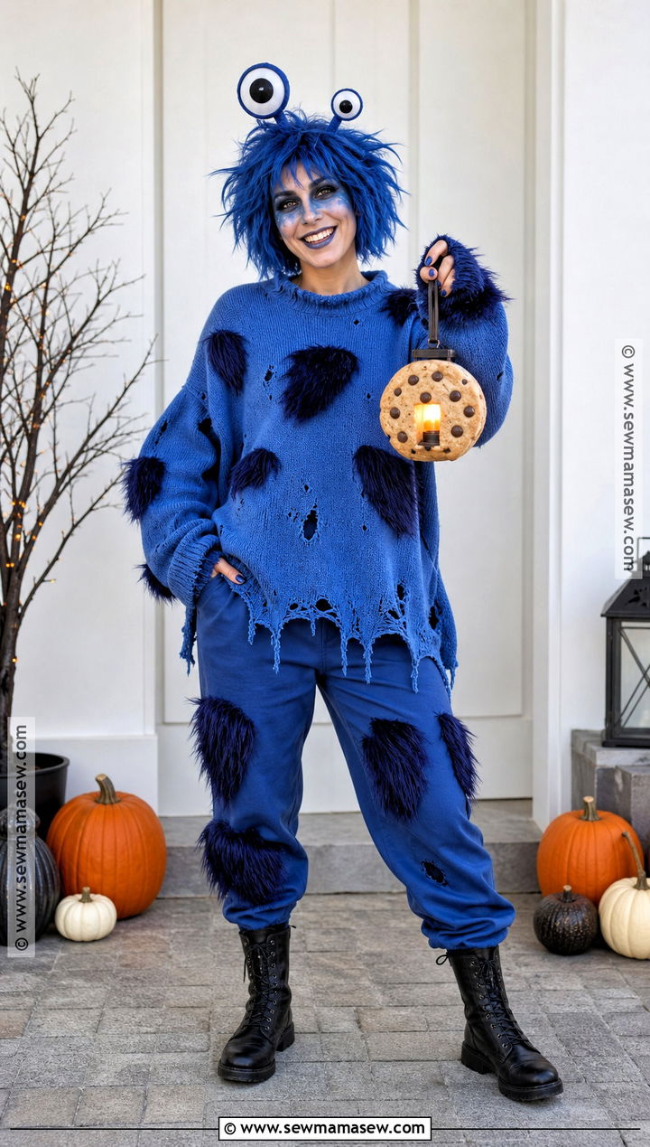 Spooky Cookie Monster Costume - 40 cookie monster costume ideas