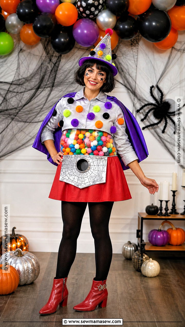Spooky Gumball Machine Costume - 35 gumball costume ideas
