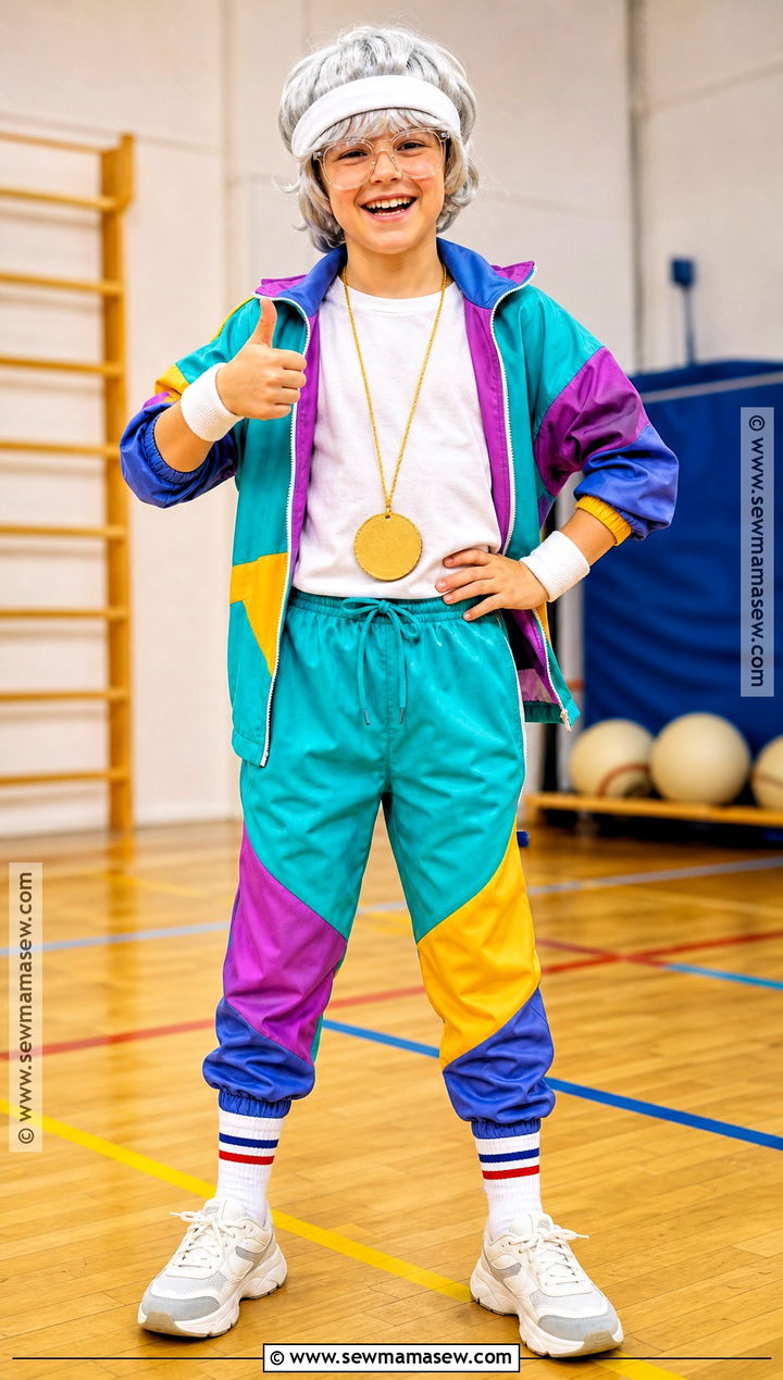Sporty 100 Year Old Costume - 45 100 days of school dress up ideas