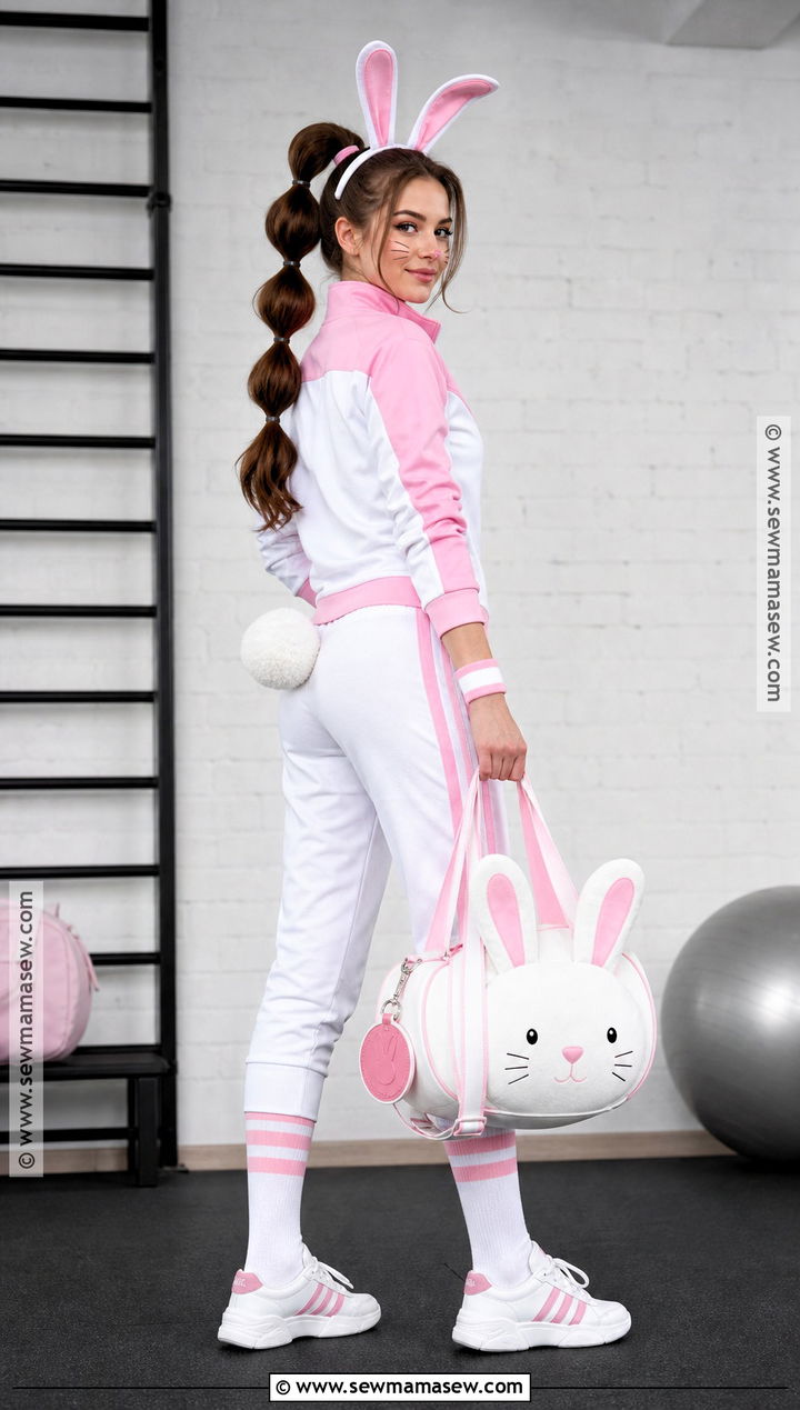 Sporty Bunny Costume - 30 bunny costume aesthetic ideas