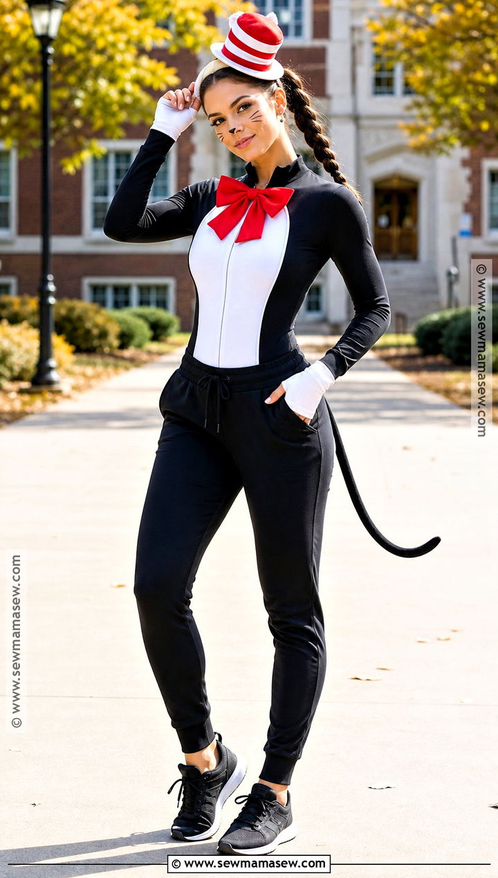 Sporty Cat In The Hat Costume With Joggers - 30 cat in the hat costume women's ideas