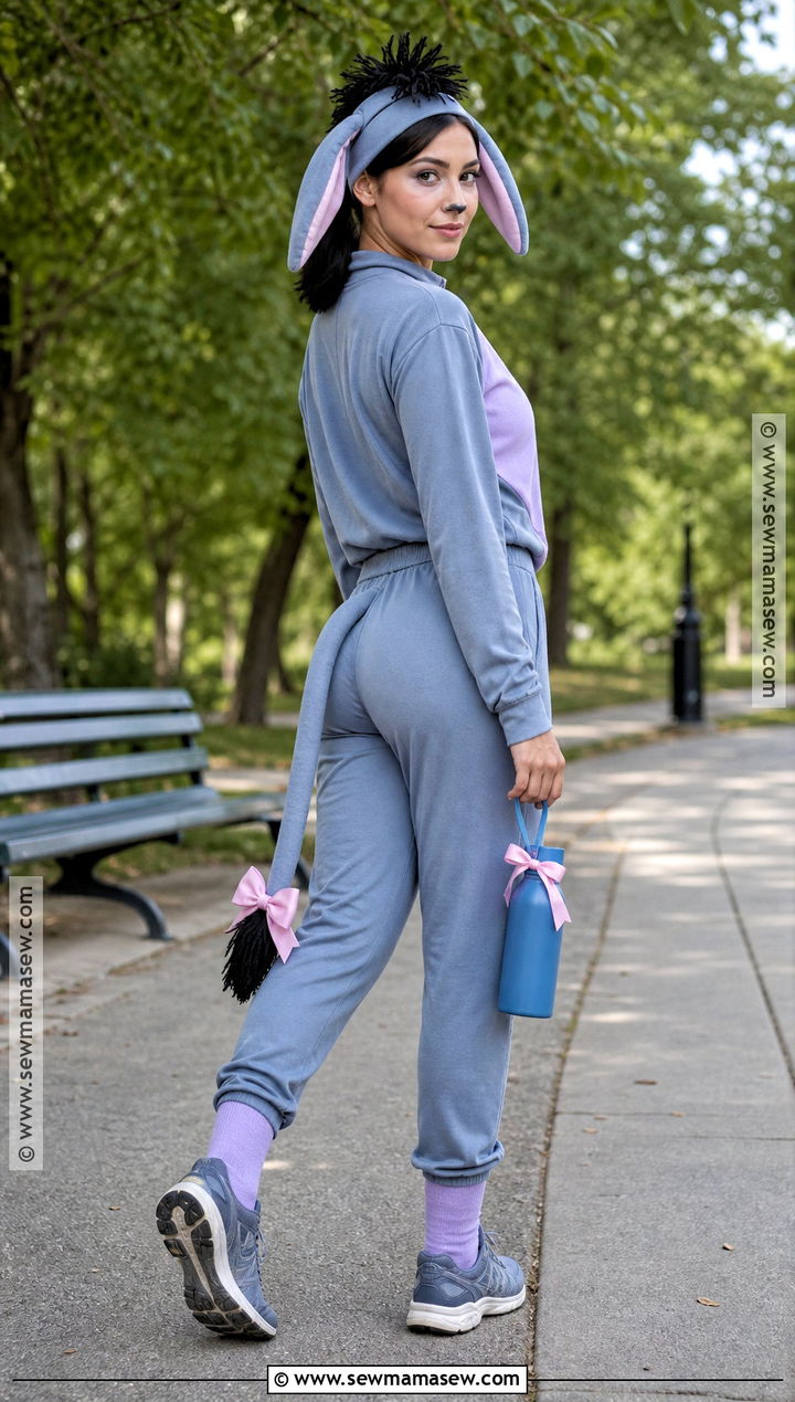 Sporty Eeyore Costume - 30 Eeyore Halloween Costume Ideas