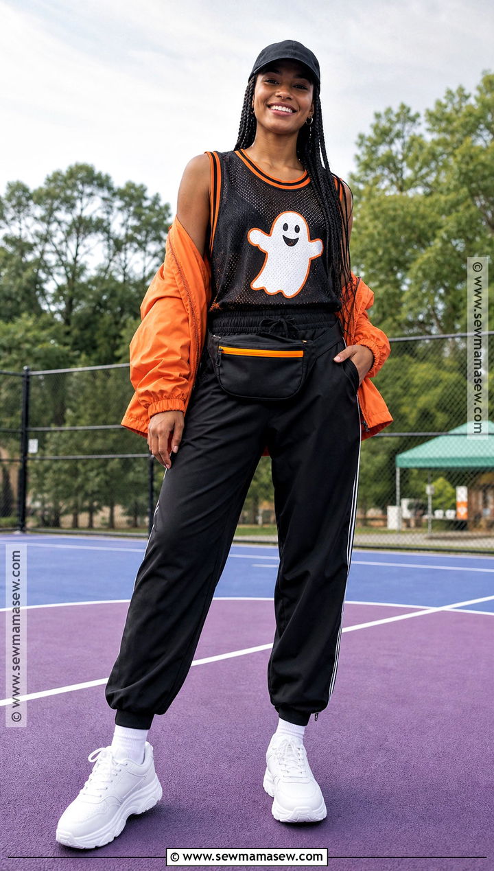 Sporty Halloween Jersey Shirt Outfit - 40 halloween shirts