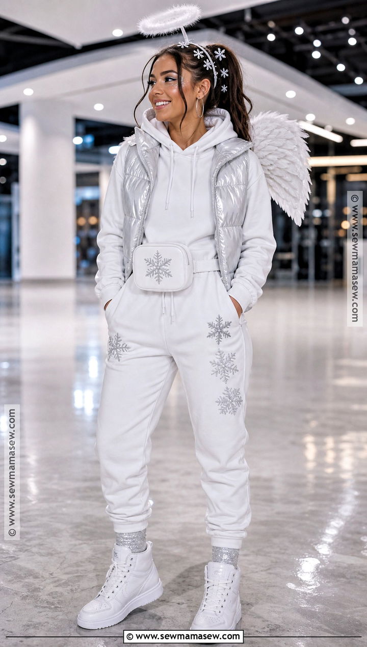 Sporty Snow Angel Costume - 30 snow angel costume ideas