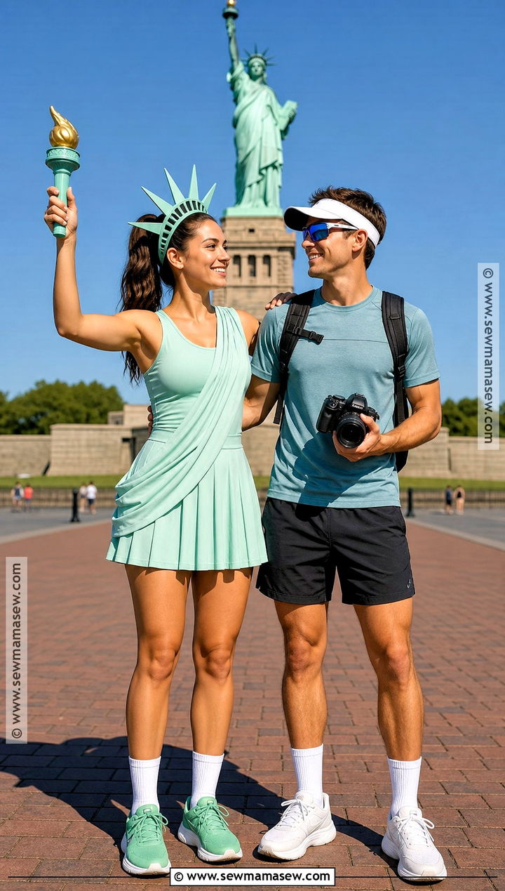 Sporty Statue Of Liberty And Tourist Costume - 30 statue of liberty and tourist costume ideas