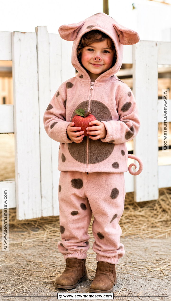 Spotted Piglet Costume - 30 farm animal costumes