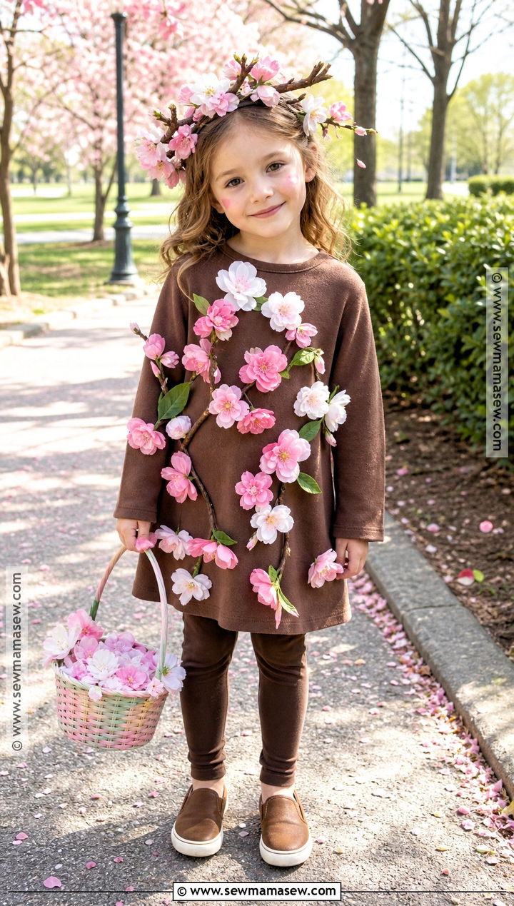 Spring Blossom Tree Costume - 30 tree costume ideas for kids