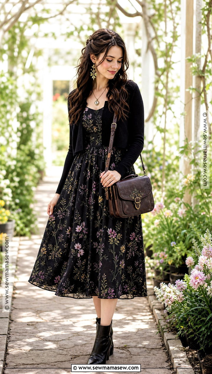 Spring Floral Witch Outfit - 50 witch outfit ideas
