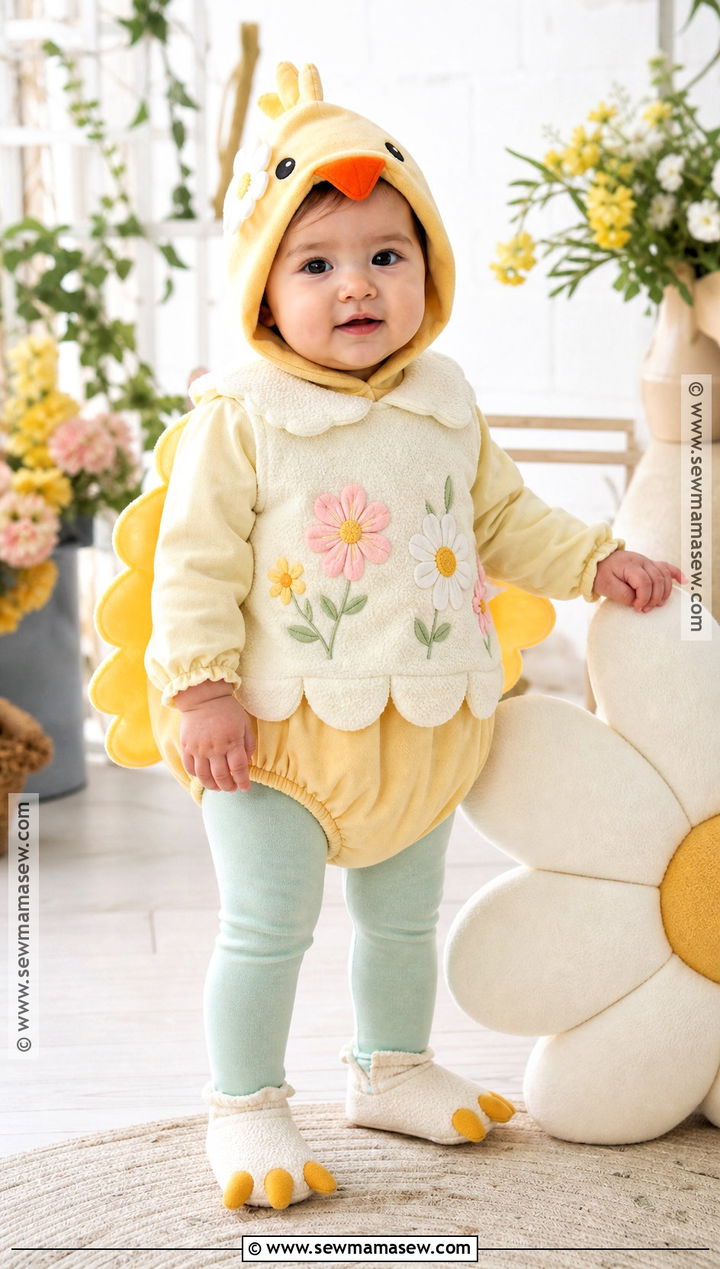 Spring Flower Baby Chicken Costume - 30 baby chicken costume ideas