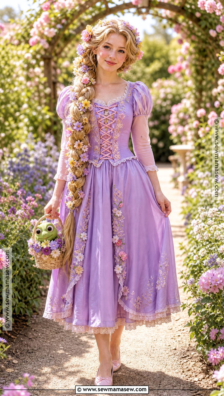 Spring Flower Rapunzel Cosplay - 35 rapunzel cosplay ideas
