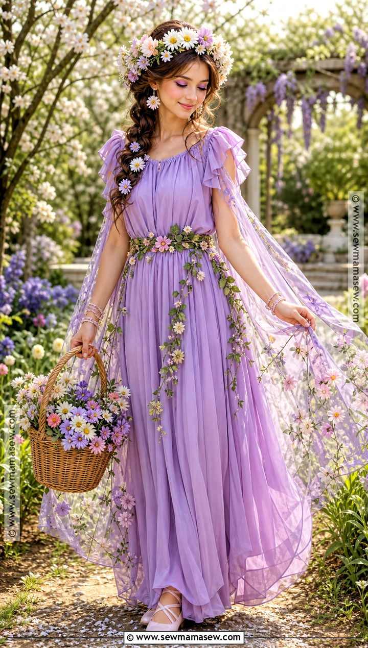 Spring Goddess Costume - 35 Goddess Halloween Costume Ideas