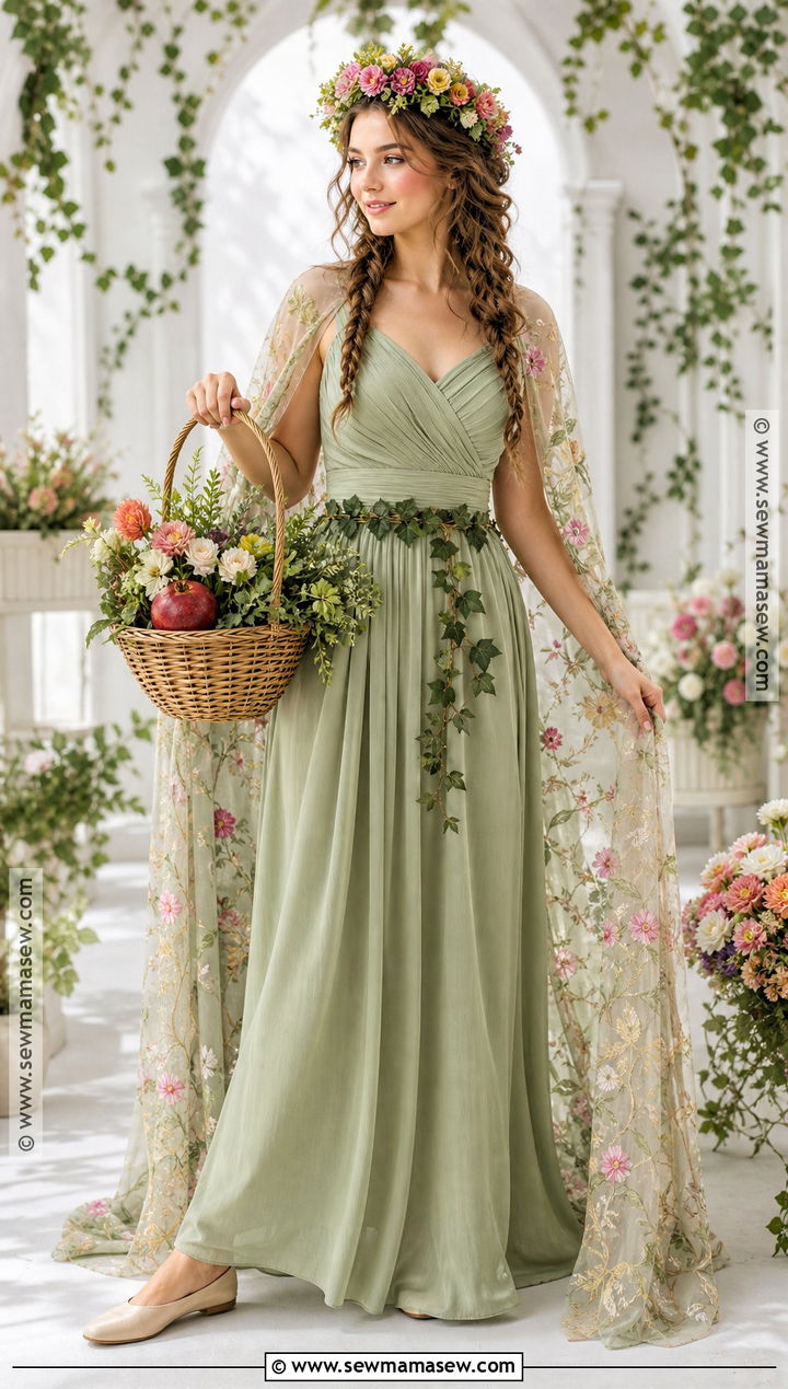 Spring Goddess Persephone Costume - 40 Persephone Costume Ideas