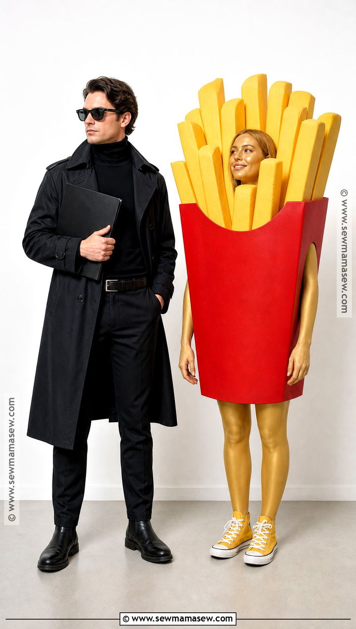 Spy And French Fry Costume - 50 rhyme without reason costume ideas