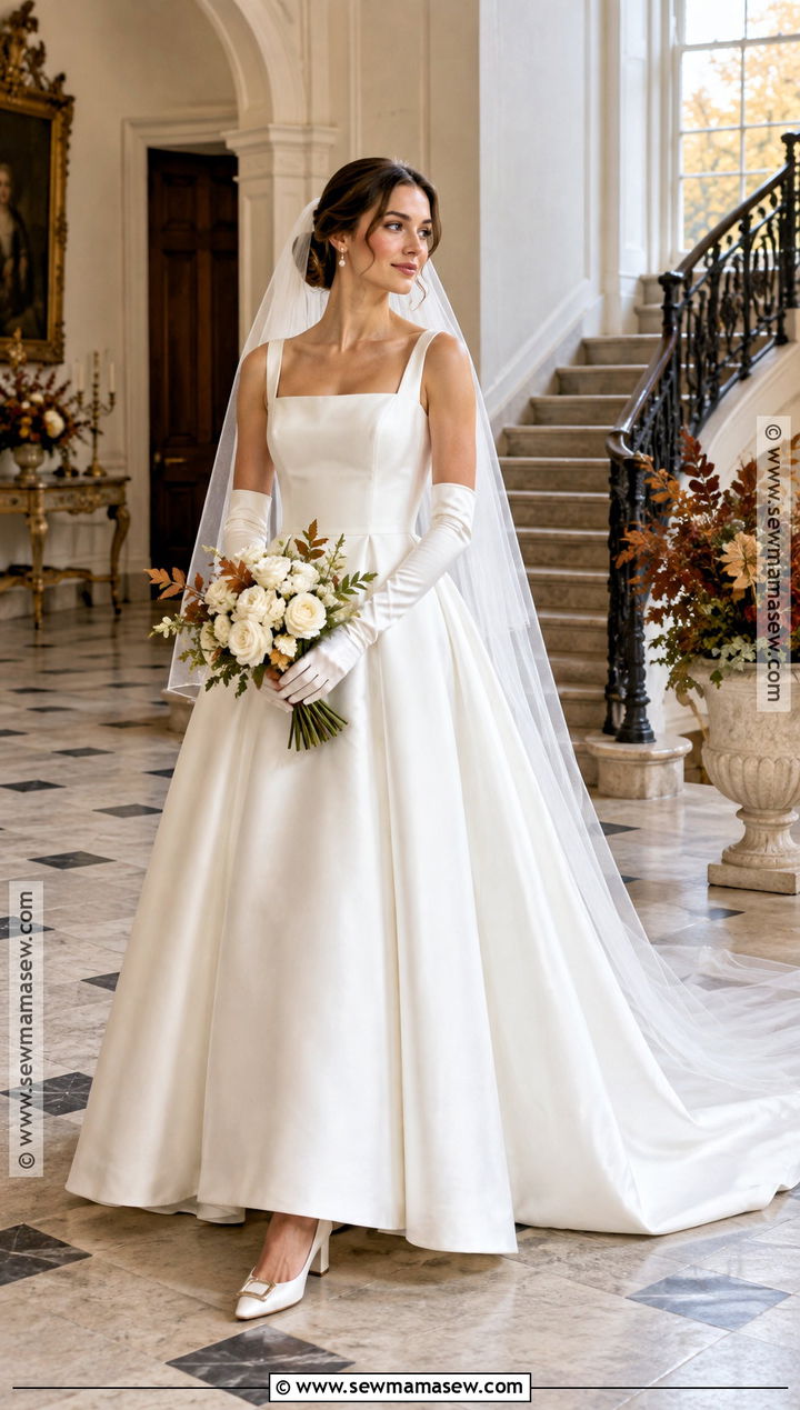 Square Neck A Line Bridal Gown - 15 Fall 2026 Bridal Gowns