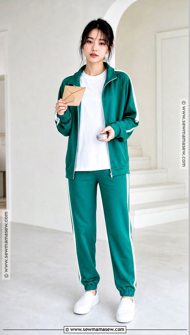 Squid Game Player Costume With Green Tracksuit - 30 tv show halloween costumes