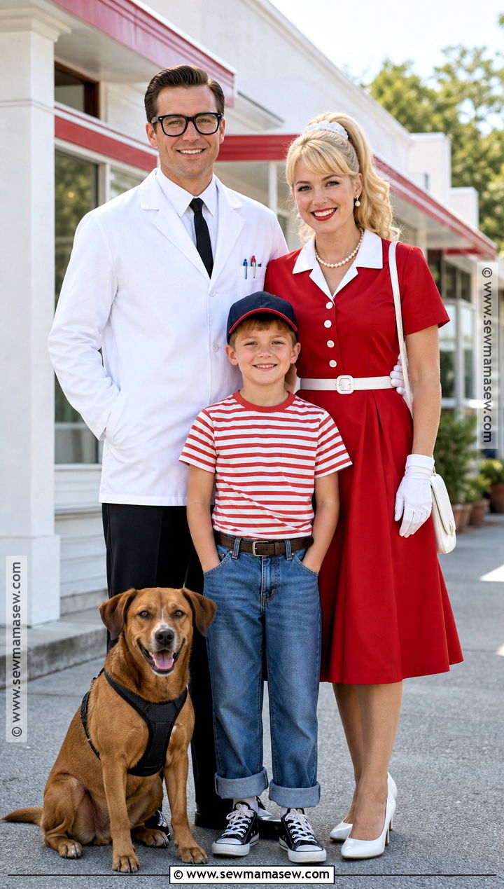 Squints And Wendy Family Costume - 35 sandlot halloween costumes