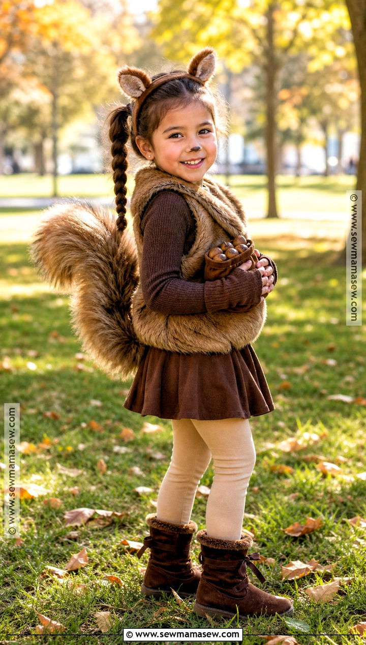Squirrel Girl Costume With Brown Tail - 30 girl superhero costumes