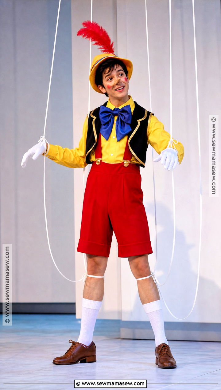 Stage Pinocchio Costume With Puppet Strings - 30 pinocchio costume ideas