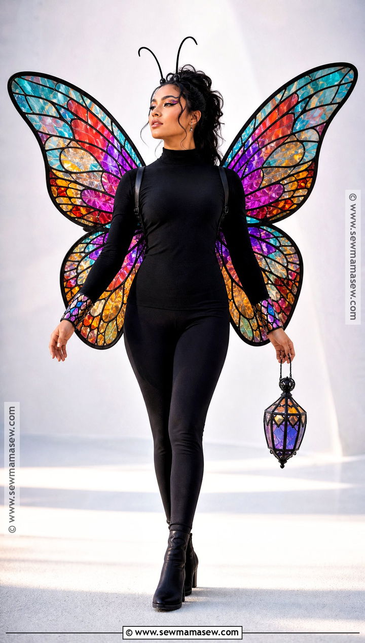 Stained Glass Butterfly Costume - 30 original costume ideas