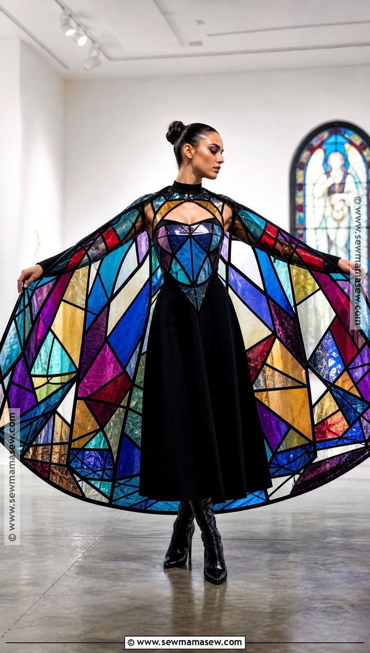 Stained Glass Window Costume With Color Panels - 40 unique costumes