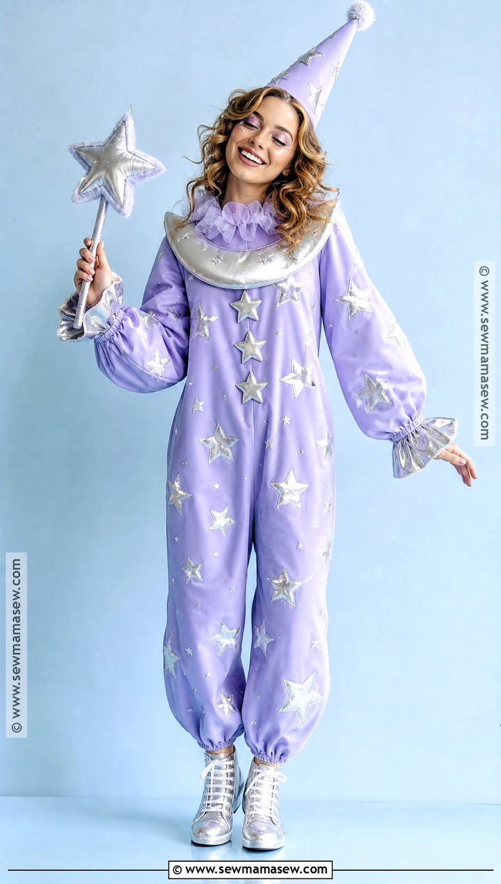 Star Clown Costume - 30 Cute Clown Costume Ideas for Women