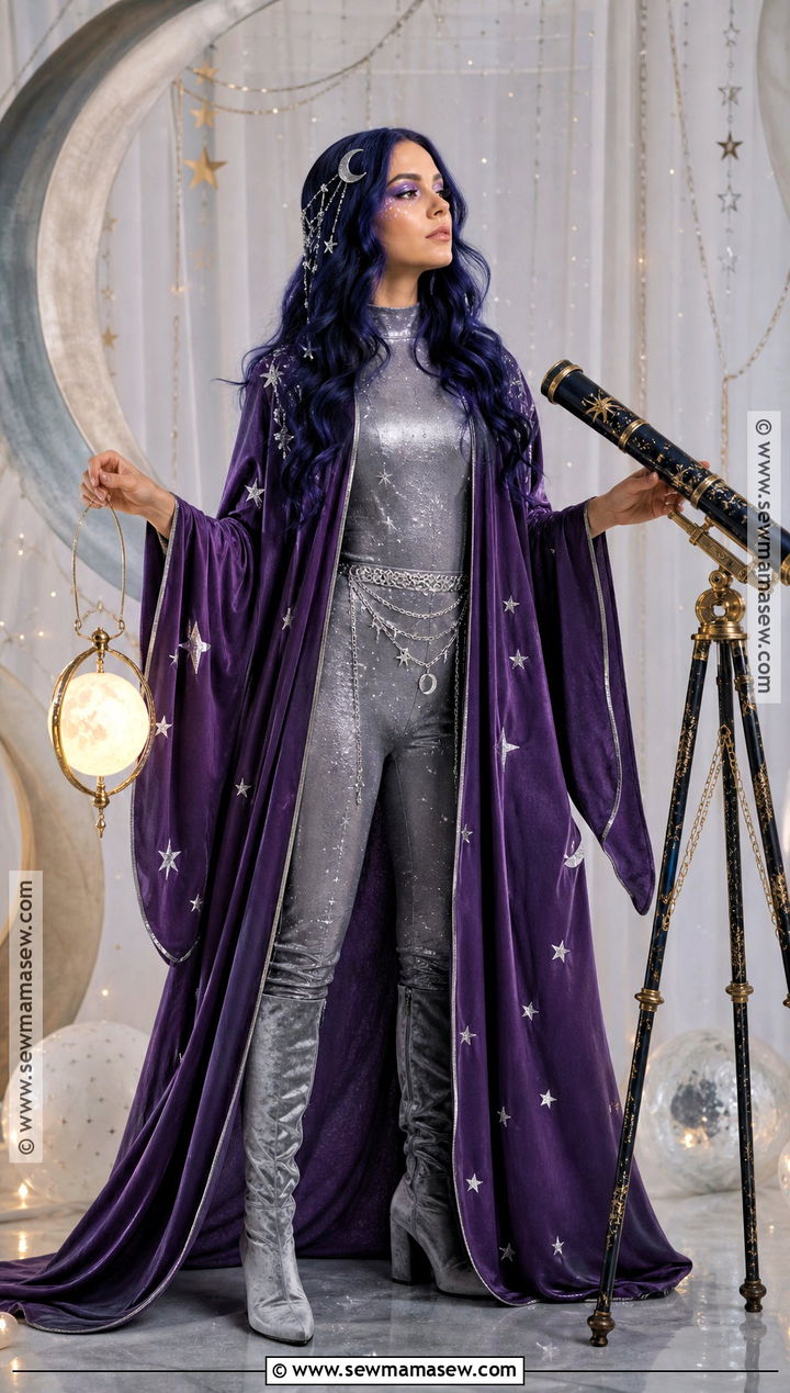 Star Seer Costume With Purple Robe - 35 Fantasy Costumes