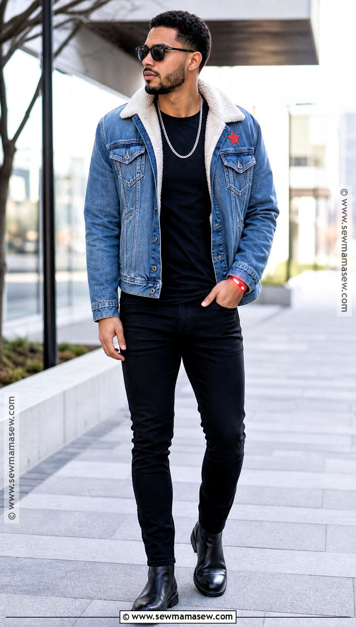 Starboy Denim Jacket Costume - 35 the weeknd halloween costume ideas
