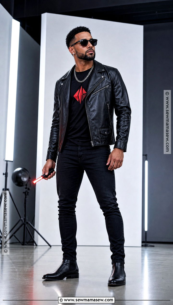 Starboy Leather Jacket Costume - 35 the weeknd halloween costume ideas