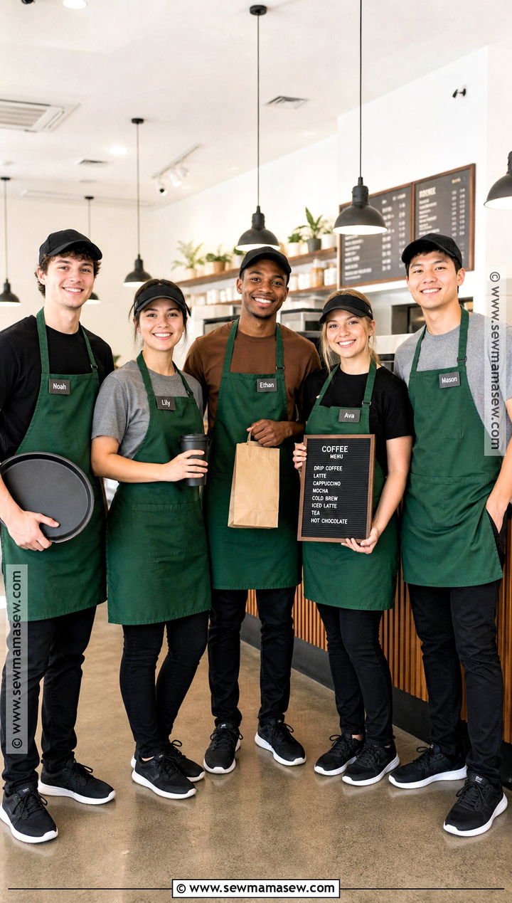 Starbucks Barista Team Group Costume - 30 Starbucks Halloween Costume Ideas